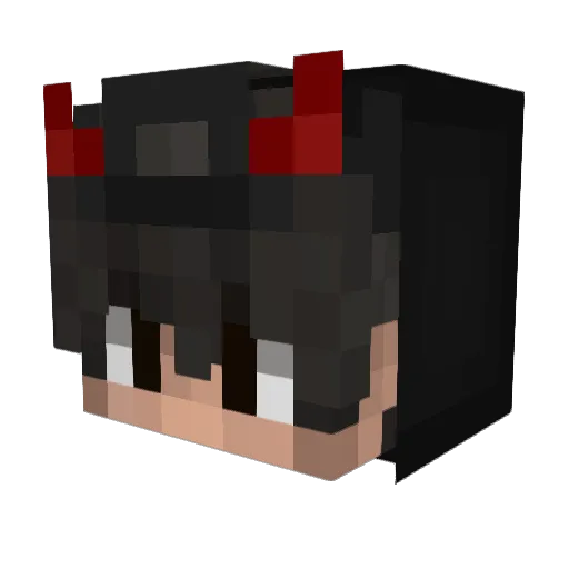 Unten_Ohne Minecraft avatar head, 3D render