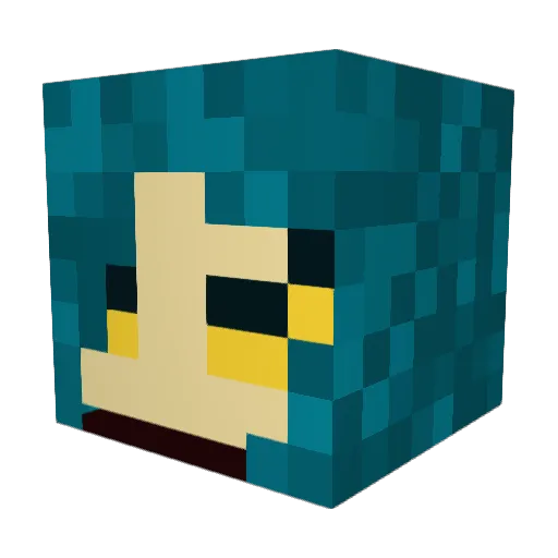 UntitledImages Minecraft avatar head, 3D render