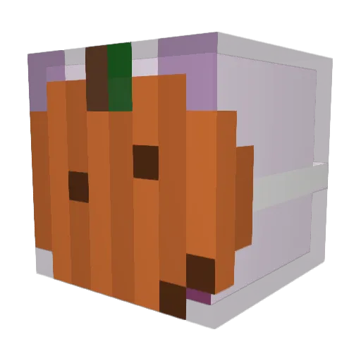 UntitledYuna Minecraft avatar head, 3D render