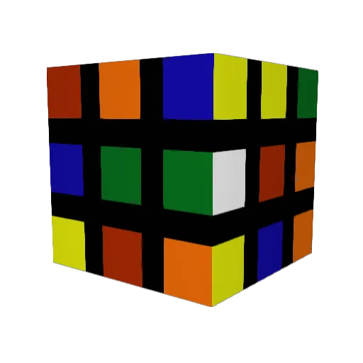 Unusual_Cube Minecraft avatar head, 3D render