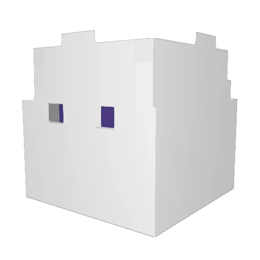Unwanted_Nigger Minecraft avatar head, 3D render
