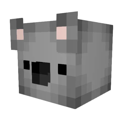 Unwanted_Worker Minecraft avatar head, 3D render