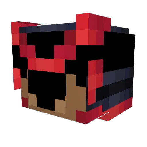 Unwichtig59 Minecraft avatar head, 3D render