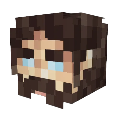 UnyieldingTurnip Minecraft avatar head, 3D render