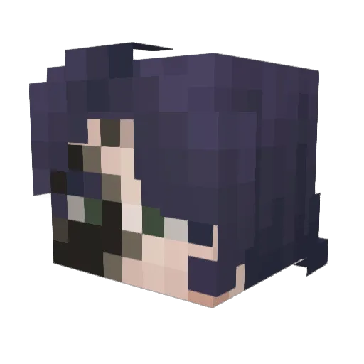 UoyLolKek Minecraft avatar head, 3D render