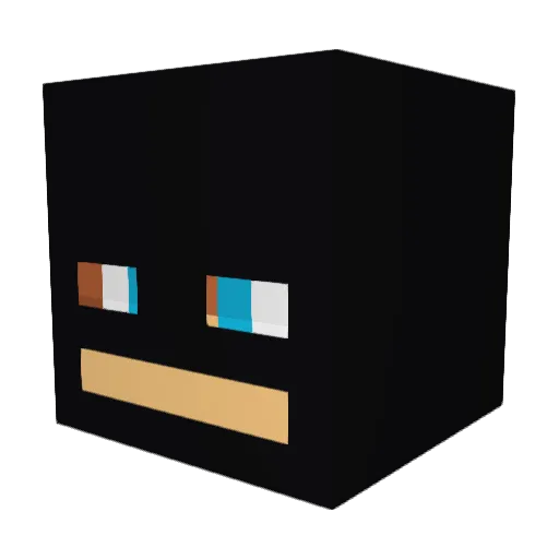 UpTheIRA Minecraft avatar head, 3D render