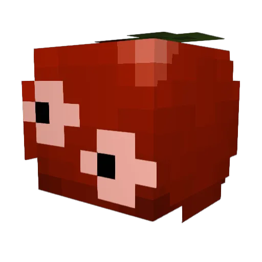 UpbeatCola Minecraft avatar head, 3D render