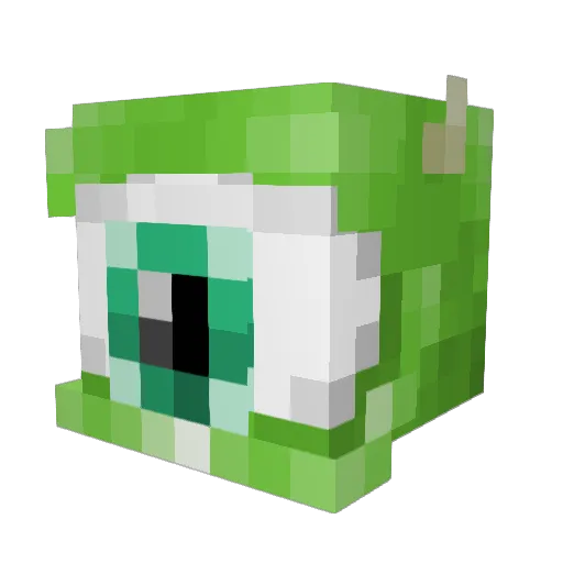 Upcoming Minecraft avatar head, 3D render
