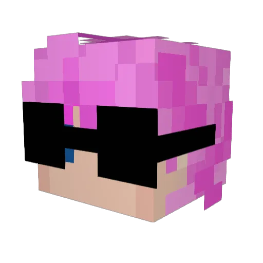 Upil_bulAT Minecraft avatar head, 3D render
