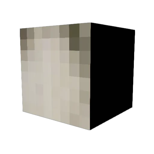 UportySteve Minecraft avatar head, 3D render
