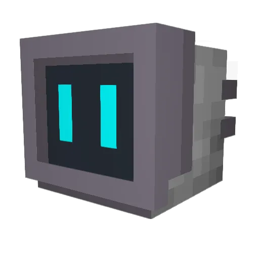 UppieG Minecraft avatar head, 3D render