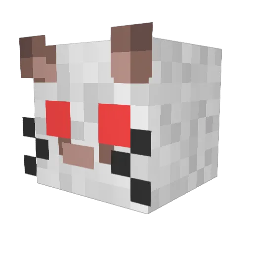 UprightPine9367 Minecraft avatar head, 3D render