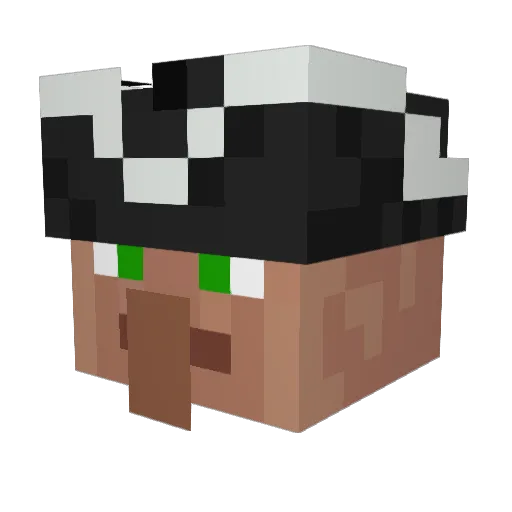 UpsetAnemone Minecraft avatar head, 3D render