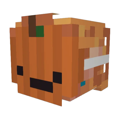 UptownWave Minecraft avatar head, 3D render
