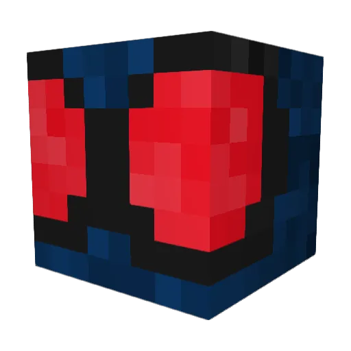 UpturnedLizard1 Minecraft avatar head, 3D render
