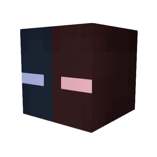 UpwardUlle Minecraft avatar head, 3D render