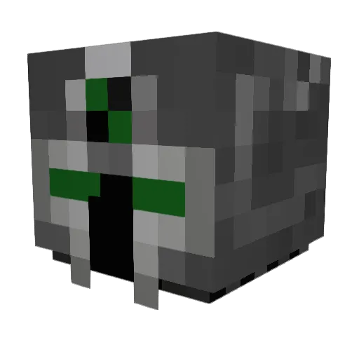 UpwindNose Minecraft avatar head, 3D render