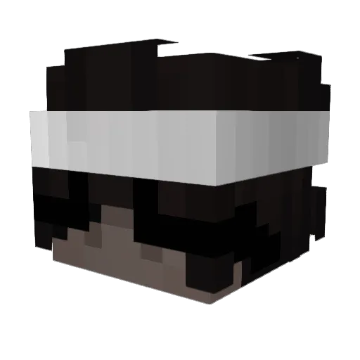 Ur0dz Minecraft avatar head, 3D render