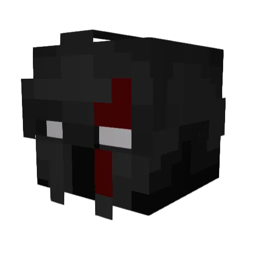 UrB0t Minecraft avatar head, 3D render