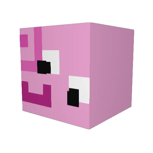 UrDadLol_ Minecraft avatar head, 3D render