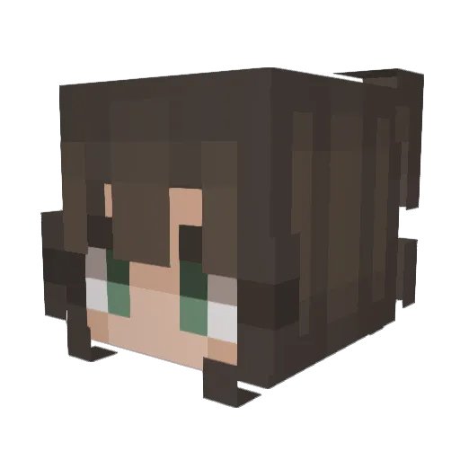 UrFather3415 Minecraft avatar head, 3D render