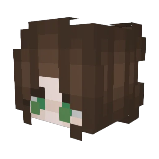 UrFlapjacc Minecraft avatar head, 3D render