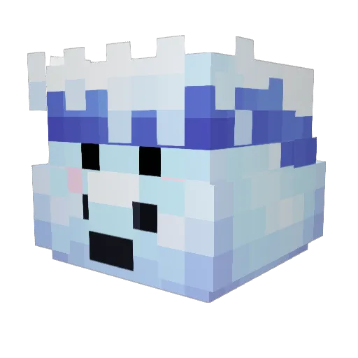 UrFriendlyYapper Minecraft avatar head, 3D render