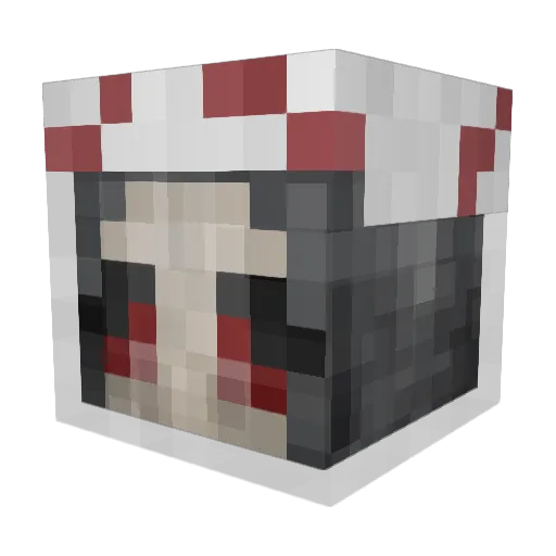 UrLocalLoser Minecraft avatar head, 3D render
