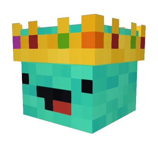 UrLuckyRat Minecraft avatar head, 3D render
