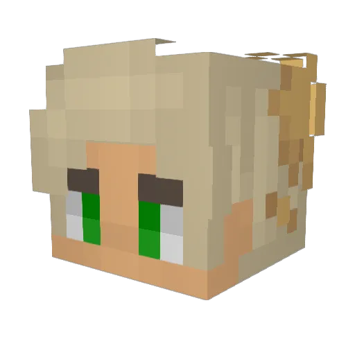 UrMoThAsCoOkIeS Minecraft avatar head, 3D render