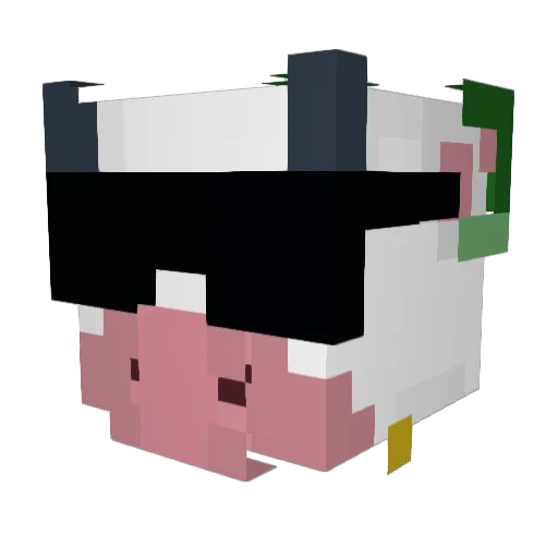 UrMothersMilkies Minecraft avatar head, 3D render