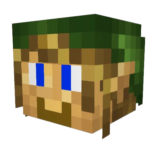 UrNameSux Minecraft avatar head, 3D render