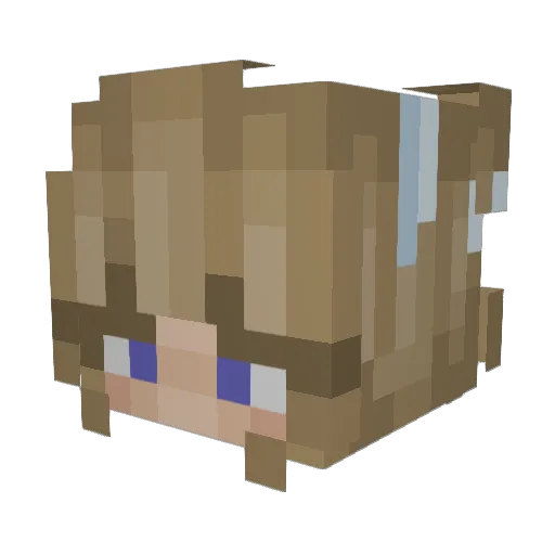 UrNotGood05 Minecraft avatar head, 3D render