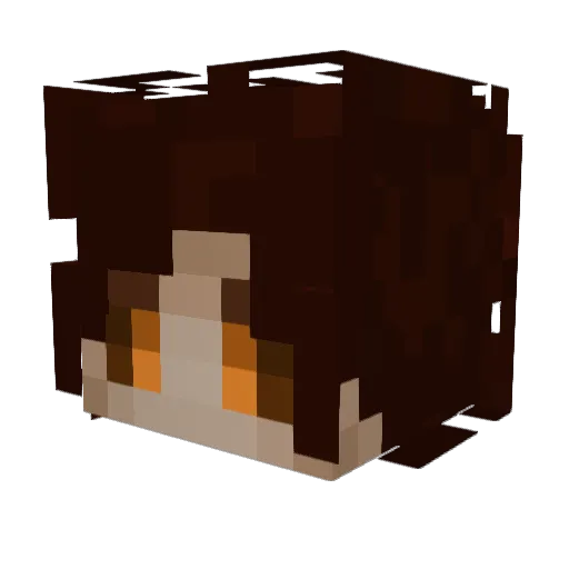 UrPersonalDemon Minecraft avatar head, 3D render