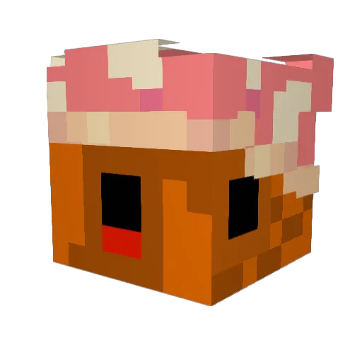 UrRentIsDue Minecraft avatar head, 3D render