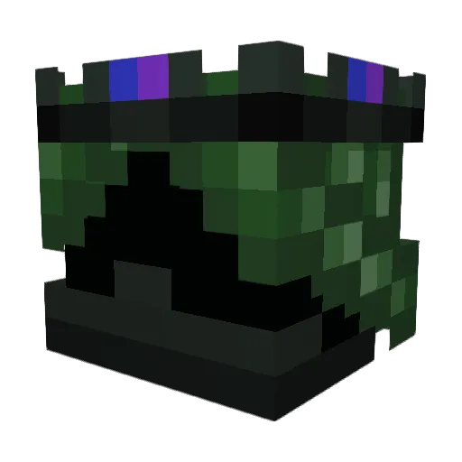 UrSuperIdol Minecraft avatar head, 3D render