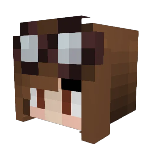 UrUghuai Minecraft avatar head, 3D render