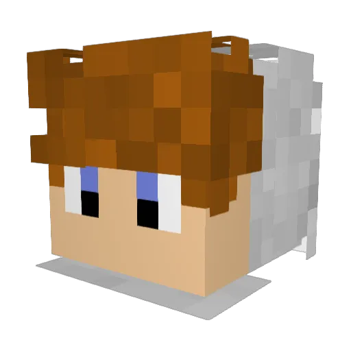 Ur_Ded_Lol Minecraft avatar head, 3D render
