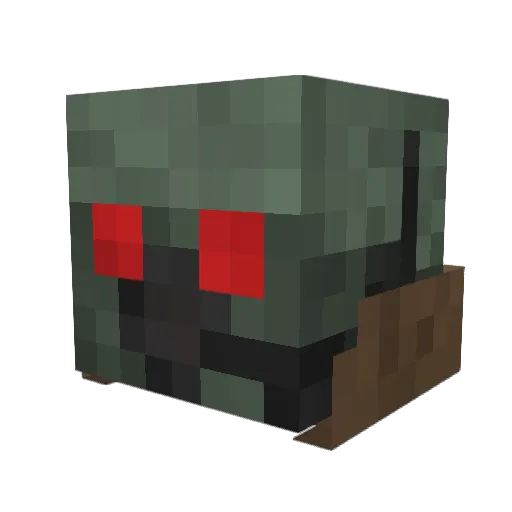 UranicDream Minecraft avatar head, 3D render