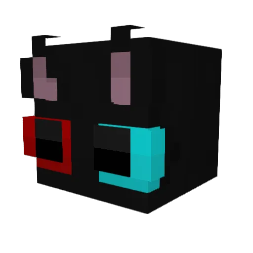 Uranium242 Minecraft avatar head, 3D render