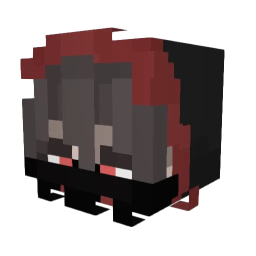 Uranothorne Minecraft avatar head, 3D render