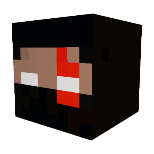 Urastryx_ Minecraft avatar head, 3D render