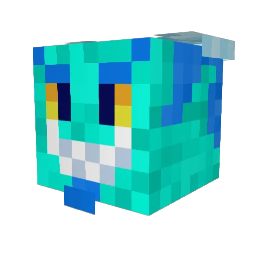 UrbanDemose Minecraft avatar head, 3D render