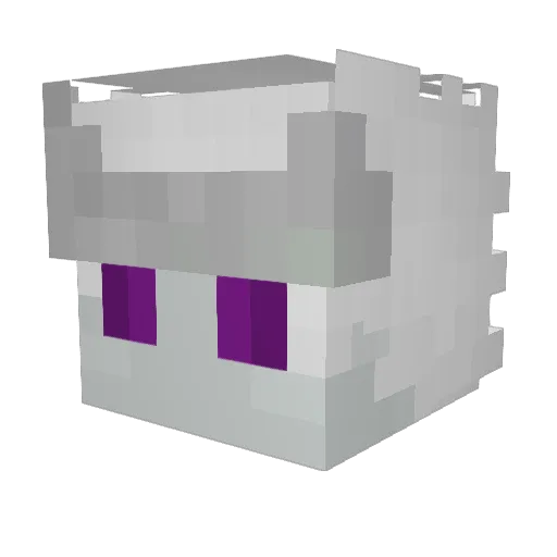 UrbanRanch Minecraft avatar head, 3D render