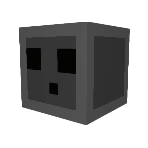 UrbanTexas Minecraft avatar head, 3D render