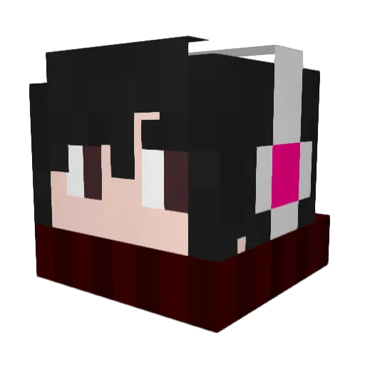 Urban_Hipster Minecraft avatar head, 3D render