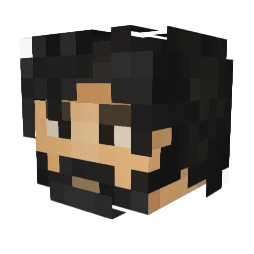 Urdaddyethan Minecraft avatar head, 3D render