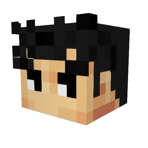 UrdadsDaddy1 Minecraft avatar head, 3D render