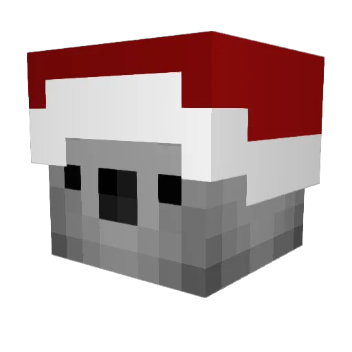 UreshiHS Minecraft avatar head, 3D render