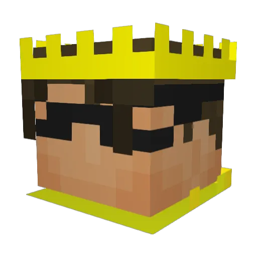 Urge2KillRising Minecraft avatar head, 3D render